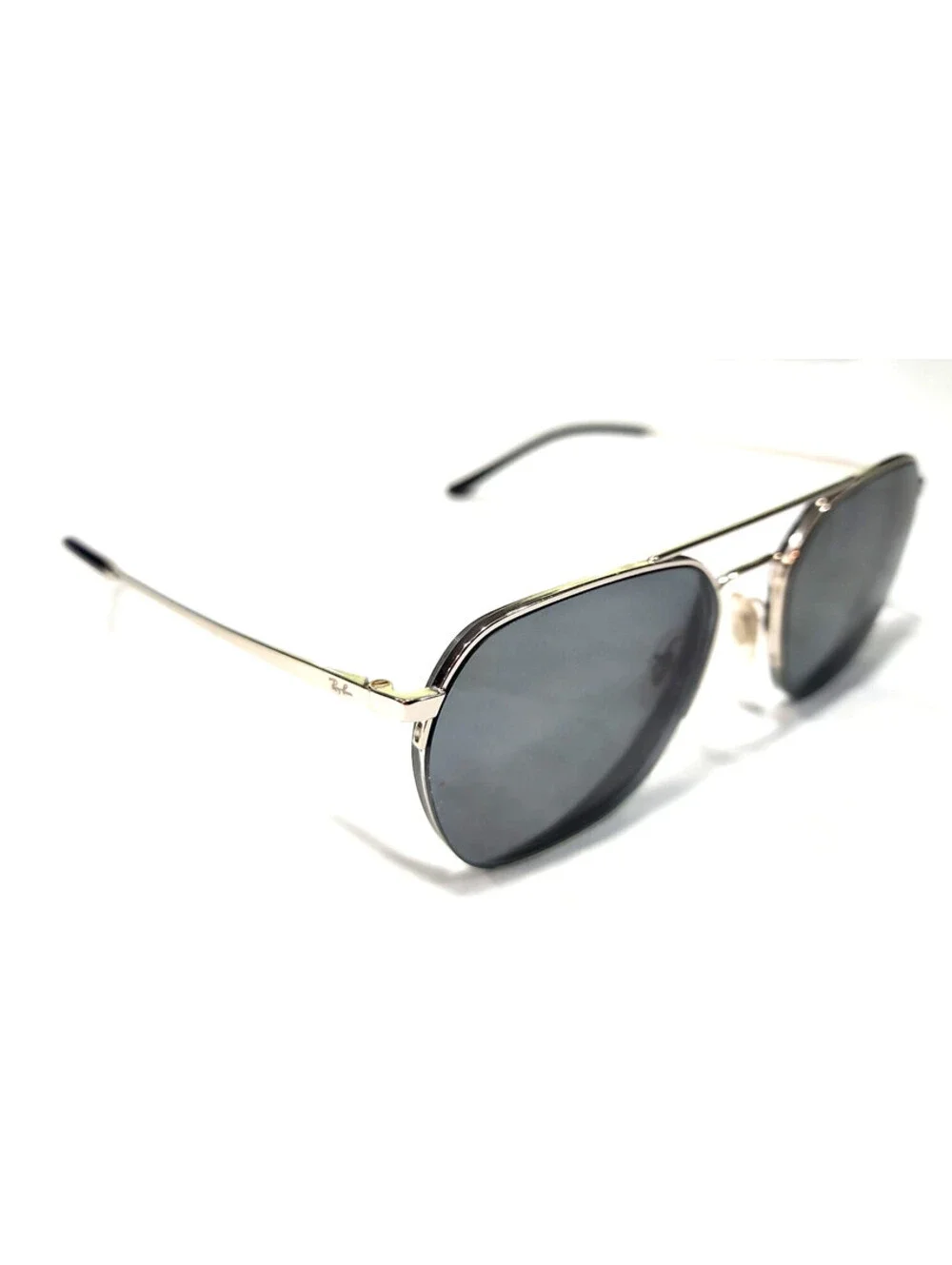 Ray Ban RB6444 2501 Silver Metal Square Eyeglasses 53-18 140 No Lenses